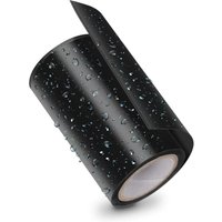 Schwarzes wasserdichtes Klebeband (10 cm x 150 cm) Ultrastark für Pool- und Rohrreparatur (Notfall-Reparaturband/selbstklebendes Dichtungsband für von LABLANC