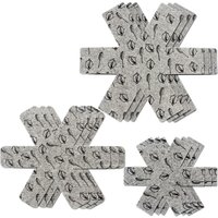 Set mit 9 Topf- und Pfannenschutz, 3 verschiedene Größen, zum Trennen und Schützen Ihrer Küchenoberflächen für Zuhause - Lablanc von LABLANC