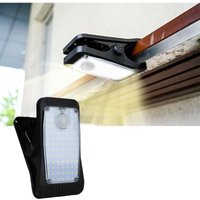 Solar-Außenleuchte mit Bewegungsmelder, 250 mAh – Solar-LED-Wand-/Klemmleuchte für Garten, Terrasse und Einfahrt Solar-Außenleuchte mit Bewegungsmelder, 250 mAh – Solar-LED-Wand-/Klemmleuchte für Garten, Terrasse und Einfahrt von LABLANC
