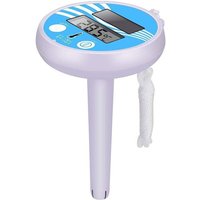 Solarbetriebenes Schwimmbad-Thermometer, schwimmendes Pool-Thermometer, leicht ablesbares und bruchsicheres Thermometer für alle von LABLANC