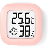 Temperatur- und Feuchtigkeitsmessgerät, kleines digitales Hygrometer-Thermometer für Innenräume, Umgebungstemperatur- und Feuchtigkeitsmonitor für von LABLANC