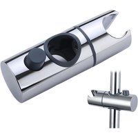 Um 360 Grad verstellbarer ABS-Duschhalter, kompatibel mit zylindrischen Duschstangen mit 22 mm Durchmesser, einfache und sichere Installation, von LABLANC