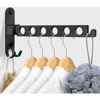 Wand-Wäscheständer, Wandaufhänger, faltbarer Kleiderständer, klappbarer Wand-Wäschetrockner um 90° drehbar, für Balkon, Badezimmer, Waschküche, Hotel von LABLANC