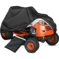 Wasserdichte Schutzhülle für Rasenmäher, wasserdichte Rasenmäher-Abdeckung, staub- und UV-beständig, Oxford 210D, für Gartenrasen im Freien mit 183 x von LABLANC