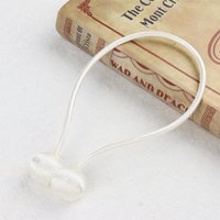 magnetische Vorhang-Raffhalter – verstärktes Polyesterseil – für Wohnzimmer, Schlafzimmer, Esszimmer und Badezimmer (weiß) von LABLANC