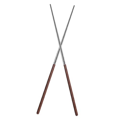 LABRIMP 1 Paar Extra Lange Kochstäbchen Holzgriff Hitzebeständige Wiederverwendbare Essstäbchen für Hot Pot LABRIMP 1 Paar Extra Lange Kochstäbchen Holzgriff Hitzebeständige Wiederverwendbare Essstäbchen für Hot Pot von LABRIMP