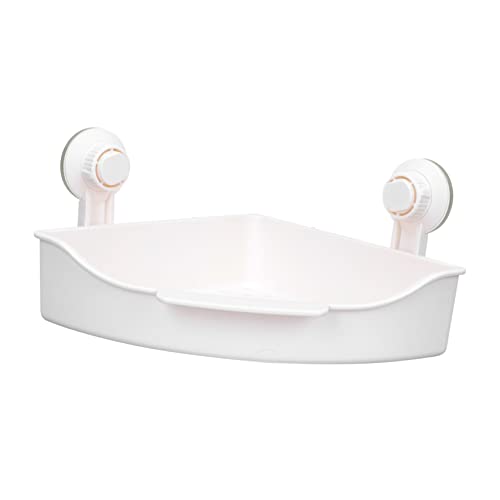 LABRIMP 1 Satz Eckiger Saugnapf Duschablage Wasserdichtes Badezimmerregal mit Hoher Tragfähigkeit für Ecke im Bad zur Aufbewahrung von Duschgel Shampoo LABRIMP 1 Satz Eckiger Saugnapf Duschablage Wasserdichtes Badezimmerregal mit Hoher Tragfähigkeit für Ecke im Bad zur Aufbewahrung von Duschgel Shampoo von LABRIMP