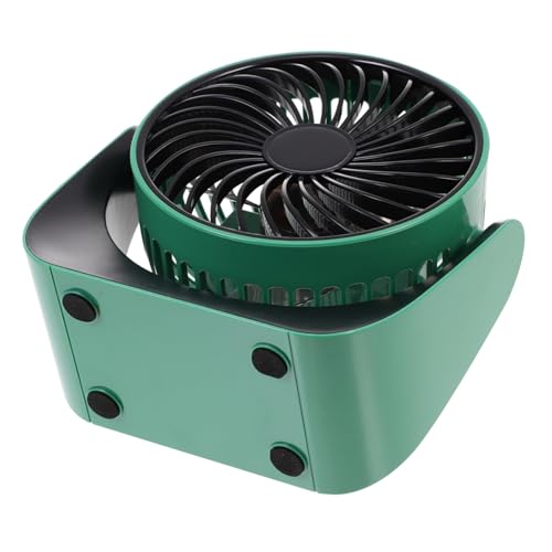 LABRIMP 1 Satz Mini USB Tischventilator Tragbar Leise Oszillierend Geeignet für Büro Schlafzimmer und Outdoor Premium Grün von LABRIMP