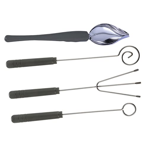 LABRIMP 1 Satz Saucenlöffel Teiliges Küchenzubehör für Fondue Desserts für Buffets und Catering Leicht zu Reinigen Komfortabler Griff von LABRIMP