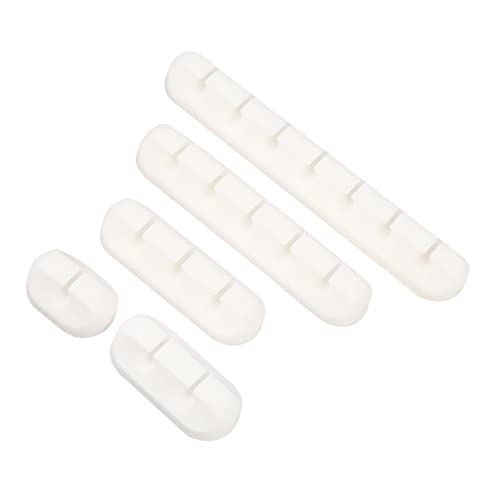 LABRIMP 1 Satz Selbstklebende Kabelorganizer mit Kabelhaltern Weiß für Schreibtisch Zuhause und Büro Sorgt für Ordnung bei Kabeln und Kann Stifthalter Verwendet Werden LABRIMP 1 Satz Selbstklebende Kabelorganizer mit Kabelhaltern Weiß für Schreibtisch Zuhause und Büro Sorgt für Ordnung bei Kabeln und Kann Stifthalter Verwendet Werden von LABRIMP