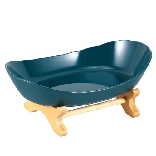 LABRIMP 1 Satz Snack Servierbrett Einlagiges Obst und Snacktablett aus Pet Pfauen Grün für Wohnzimmer Partys Hochzeiten und Feste mit Holzunterstützung für Längere LABRIMP 1 Satz Snack Servierbrett Einlagiges Obst und Snacktablett aus Pet Pfauen Grün für Wohnzimmer Partys Hochzeiten und Feste mit Holzunterstützung für Längere von LABRIMP