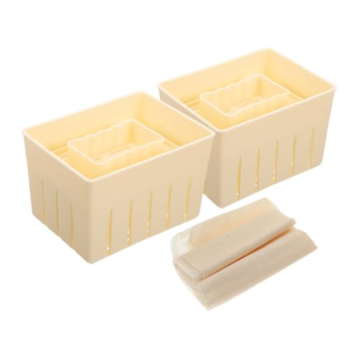 LABRIMP 1 Satz Tofu Press Mold DIY Bean Curd Maker für Selbstgemachten Tofu Druckform und Filtertuch und Anderen LABRIMP 1 Satz Tofu Press Mold DIY Bean Curd Maker für Selbstgemachten Tofu Druckform und Filtertuch und Anderen von LABRIMP