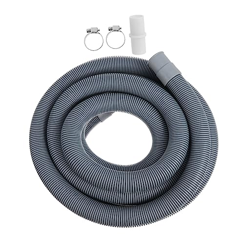 LABRIMP 1 Satz Waschmaschinenabfluss Waschschlauch Abflussschlauch Der Spülmaschine Waschmaschinenrohr Sanitär-unterlegscheiben Universal-ablaufschlauch Für Geschirrspüler Plastik Grey von LABRIMP