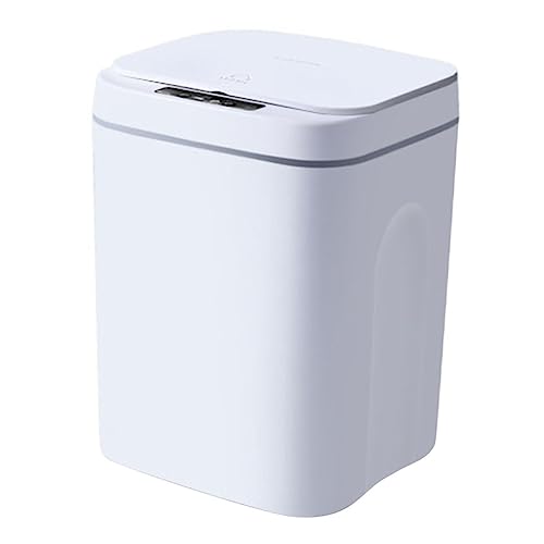 LABRIMP 1 Stück Automatischer Sensor Abfalleimer mit Deckel Kontaktloser Mülleimer für Büro Bad USB Aufladung Induktions Müllbehälter Modi Generation LABRIMP 1 Stück Automatischer Sensor Abfalleimer mit Deckel Kontaktloser Mülleimer für Büro Bad USB Aufladung Induktions Müllbehälter Modi Generation von LABRIMP