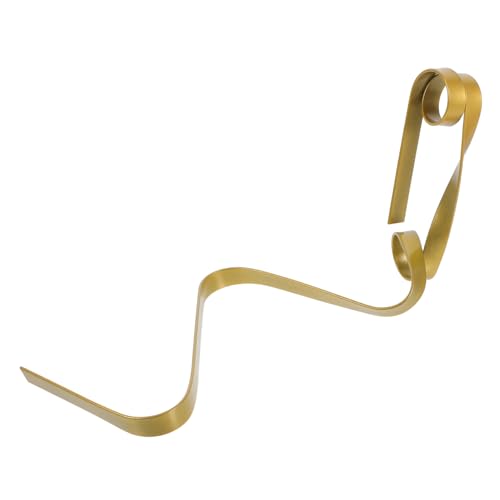 LABRIMP 1 Stück Dekorativer Weinflaschenhalter Ribbon Design Schwebender Weinständer für Tischdekoration Goldene Farbe für Bar und Restaurant Wohnaccessoire von LABRIMP