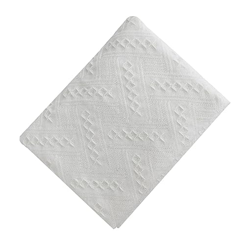 LABRIMP 1 Stück Fringe Tassel Tischdecke Stilvolle Tischmatte für Fotografie Unterlage für Kommoden und Feiern Robustes Waschbares Material Dekorativ und Modern für von LABRIMP