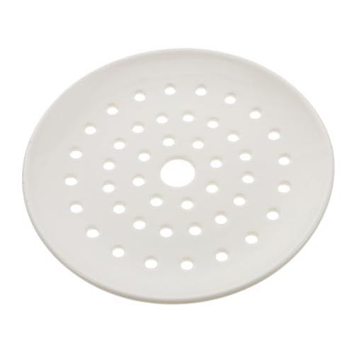 LABRIMP 1 Stück Keramischer Dampfplatte Rund mit Abflusslöchern Multifunktionale Küchenplatte für Snacks Früchte und Dumplings Weiß LABRIMP 1 Stück Keramischer Dampfplatte Rund mit Abflusslöchern Multifunktionale Küchenplatte für Snacks Früchte und Dumplings Weiß von LABRIMP