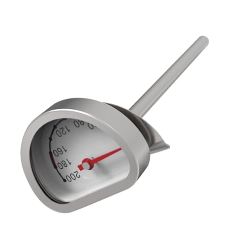 LABRIMP 1 Stück Ölthermometer für Fritteuse Präzises Kochthermometer Hochtemperaturbeständig für Grill und Bbq Kein Erforderlich Automatische Messung von LABRIMP