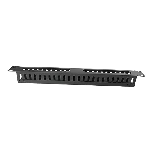 LABRIMP 1 Stück Rack Mount Kabelmanagement Kabel Organizer Rack für Server und Netzwerkgeräte für Ordentliches Kabelmanagement im Büro und Zuhause LABRIMP 1 Stück Rack Mount Kabelmanagement Kabel Organizer Rack für Server und Netzwerkgeräte für Ordentliches Kabelmanagement im Büro und Zuhause von LABRIMP