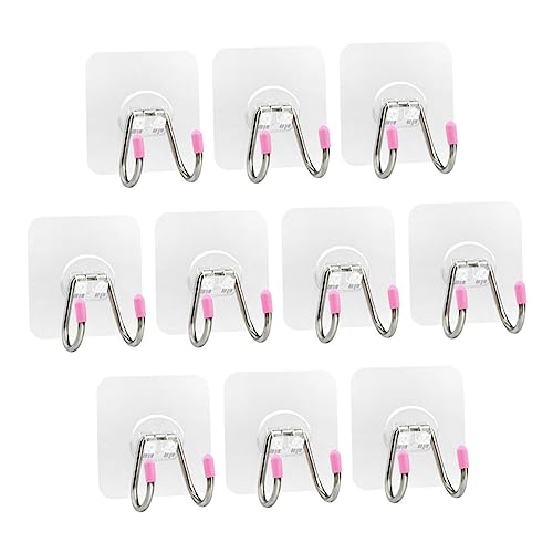 LABRIMP 10 Stück Selbstklebende Haken aus Teiliges für Bad und Büro Wandmontage Multifunktionale Aufhängehaken für Handtücher Mäntel LABRIMP 10 Stück Selbstklebende Haken aus Teiliges für Bad und Büro Wandmontage Multifunktionale Aufhängehaken für Handtücher Mäntel von LABRIMP