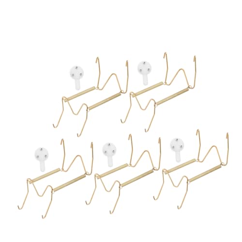 LABRIMP 10 Stück Teiliges Metall Telleraufhänger Unsichtbare Wandhalterung mit Federhaken Stabile Platte Wandhalter für Dekorative Teller Bilderrahmen und Kunstwerke Unauffälliges Design LABRIMP 10 Stück Teiliges Metall Telleraufhänger Unsichtbare Wandhalterung mit Federhaken Stabile Platte Wandhalter für Dekorative Teller Bilderrahmen und Kunstwerke Unauffälliges Design von LABRIMP