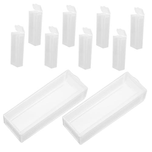 LABRIMP 10 Stück Teiliges Mikroskop Objektträger Aufbewahrungsbox aus Kunststoff Leicht und Tragbar für Labor Praxis mit Nummerierten Fächern zur Sicheren Probenlagerung und Einfachem LABRIMP 10 Stück Teiliges Mikroskop Objektträger Aufbewahrungsbox aus Kunststoff Leicht und Tragbar für Labor Praxis mit Nummerierten Fächern zur Sicheren Probenlagerung und Einfachem von LABRIMP