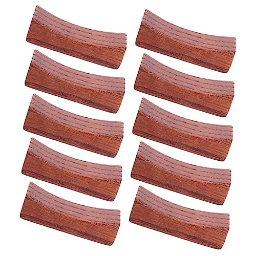 LABRIMP 10 Stück Teiliges Set Japanische Holz Essstäbchen Auflage Halter für Löffel und aus Hochwertigem Nussbaum Rutschfeste und Stilvolle Tischaccessoires für Sauberes von LABRIMP