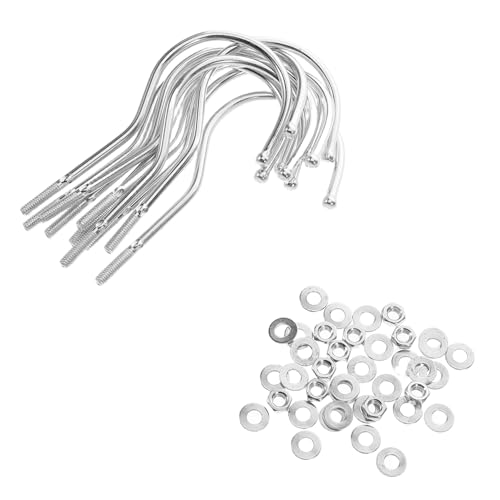 LABRIMP 10 Stück Verstellbare Pack S Haken für Kleiderstangen und Mannequins Robuste Metallhaken für Schmuck Handtaschen und Garderoben im Zuhause Geschäft LABRIMP 10 Stück Verstellbare Pack S Haken für Kleiderstangen und Mannequins Robuste Metallhaken für Schmuck Handtaschen und Garderoben im Zuhause Geschäft von LABRIMP