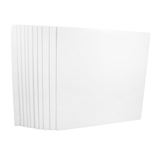 LABRIMP 10 Stück Weiße Dicke Quadratische Tortenunterlage aus Stabilem Karton mit Erhöhtem Rand Geeignet als Cake Board für Mousse Backen und Dessert Präsentation von LABRIMP