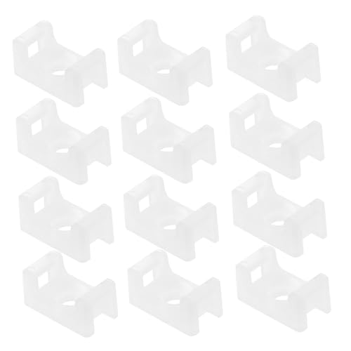 LABRIMP 100 Stück Kabelbinder Befestigungsbasis mit Sattelprofil Selbstklebend Robuste Kabelhalter für Kabelmanagement Stabile Drahtbefestigung für Haushalt und Werkstatt Weiß Langlebig LABRIMP 100 Stück Kabelbinder Befestigungsbasis mit Sattelprofil Selbstklebend Robuste Kabelhalter für Kabelmanagement Stabile Drahtbefestigung für Haushalt und Werkstatt Weiß Langlebig von LABRIMP