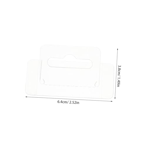 LABRIMP 100 Stück PVC Hanging Tabs mit Starkem Kleber Transparente Selbstklebende Kunststoffhaken für Vielseitige Verkaufsdisplay aufhängung in Büro Zuhause und Auto Robust und Langlebig LABRIMP 100 Stück PVC Hanging Tabs mit Starkem Kleber Transparente Selbstklebende Kunststoffhaken für Vielseitige Verkaufsdisplay aufhängung in Büro Zuhause und Auto Robust und Langlebig von LABRIMP