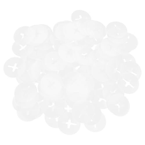 LABRIMP 100 Stück Pegboard Haken Stopper aus Flexiblem PE Kunststoff Rutschfeste Hakenstabilisatoren für Lager Verkaufsflächen Einfache Montage Vielseitige Pegboard Zubehör Clips für von LABRIMP