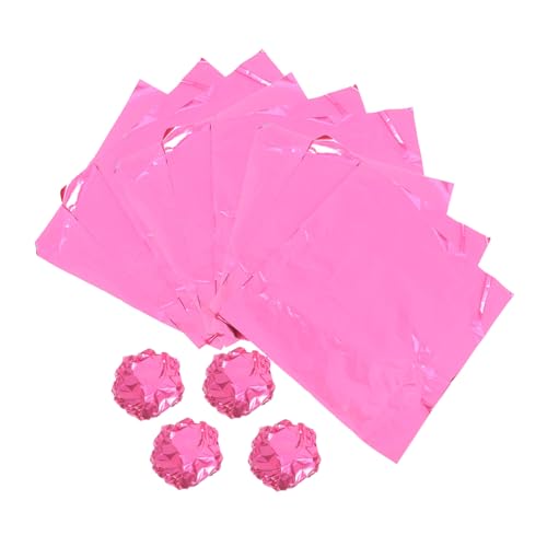LABRIMP 100 Stück Quadratische Folie für Hochzeiten Schokolade und Tee Verpackung Rosa für Zuhause und Geschäftsnutzung LABRIMP 100 Stück Quadratische Folie für Hochzeiten Schokolade und Tee Verpackung Rosa für Zuhause und Geschäftsnutzung von LABRIMP