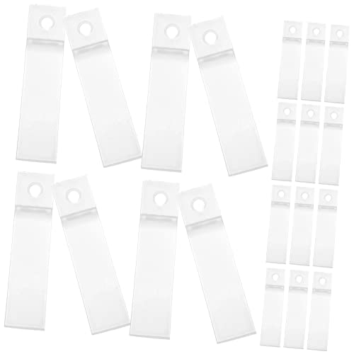 LABRIMP 100 Stück Schubladenstopper aus Kunststoff rutschfeste Schubladenführungen für Möbel für Kommoden und Transparentes Design von LABRIMP