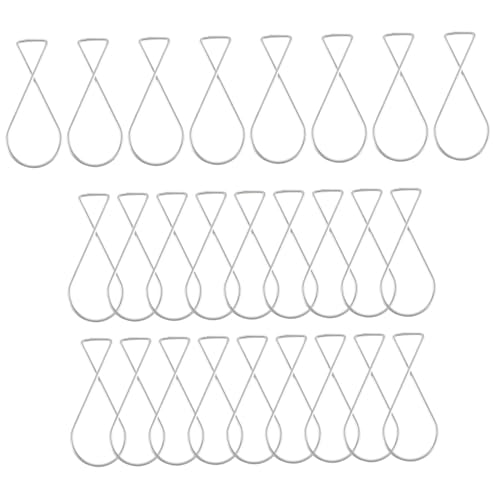 LABRIMP 100 Stück Teiliges Metallhaken für Deckenabhängung Federnde Form Clips Robuste Aufhängehaken für Zuhause Büro Hochzeit Party Vielseitig Einsetzbar und Langlebig von LABRIMP