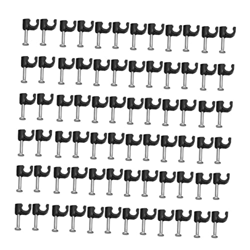 LABRIMP 100Stücke Kabelclip Schwarzer Draht Organizer für Telefonleitungen Selbstklebende Wandhalterung für Kabelmanagement im Büro und Zuhause LABRIMP 100Stücke Kabelclip Schwarzer Draht Organizer für Telefonleitungen Selbstklebende Wandhalterung für Kabelmanagement im Büro und Zuhause von LABRIMP