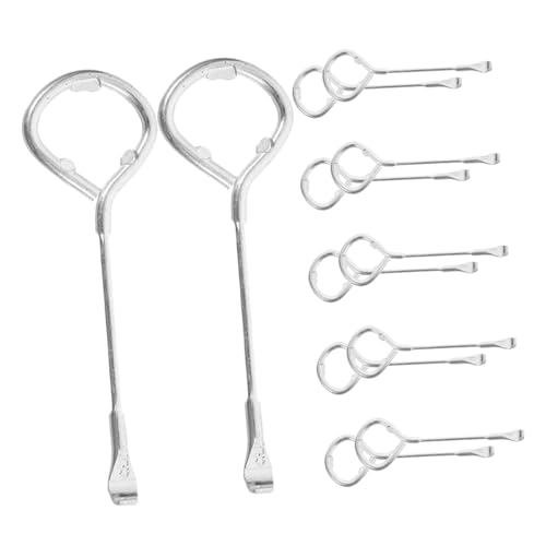 LABRIMP 12 Stück Teiliges Farbdosenöffner aus Multifunktionaler Farbdosendeckel Öffner für Farbeimer Gallonenbehälter und Flaschen Einfach zu Bedienen Langlebig und Effizient von LABRIMP