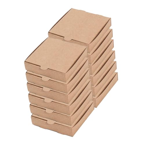 LABRIMP 12 Stück Teiliges Mini Pizzaboxen aus Lebensmittelechtem Papier Stabile Tragbare Pizzaverpackung zum Frischhalten und Sicheren Transport Einfach zu Dekorieren für Party und LABRIMP 12 Stück Teiliges Mini Pizzaboxen aus Lebensmittelechtem Papier Stabile Tragbare Pizzaverpackung zum Frischhalten und Sicheren Transport Einfach zu Dekorieren für Party und von LABRIMP