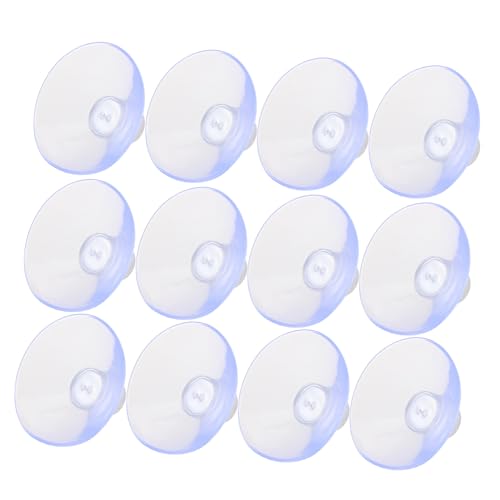 LABRIMP 12 Stück Teiliges Transparente PVC Saugnäpfe mit Gewindeschrauben und Rändelmutter Starke Saugnapf Haken für Bad Fenster Auto Vielseitige Aufhängung ohne Bohren Einfache Montage LABRIMP 12 Stück Teiliges Transparente PVC Saugnäpfe mit Gewindeschrauben und Rändelmutter Starke Saugnapf Haken für Bad Fenster Auto Vielseitige Aufhängung ohne Bohren Einfache Montage von LABRIMP