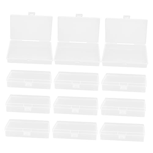 LABRIMP 12Stücke Mini Aufbewahrungsboxen für Schmuck Multifunktionale Transparente Organizer Box für Perlen und Kleine Platzsparend und Leicht zu Reinigen LABRIMP 12Stücke Mini Aufbewahrungsboxen für Schmuck Multifunktionale Transparente Organizer Box für Perlen und Kleine Platzsparend und Leicht zu Reinigen von LABRIMP