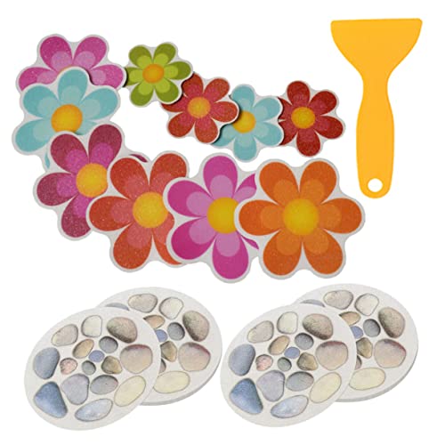 LABRIMP 14 Stück Teiliges Antirutsch Aufkleber für Badewanne Blumen Steine Selbstklebend rutschfest für Badezimmer Pool LABRIMP 14 Stück Teiliges Antirutsch Aufkleber für Badewanne Blumen Steine Selbstklebend rutschfest für Badezimmer Pool von LABRIMP