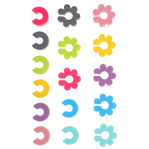 LABRIMP 16Stücke Silikon Weinglas Marker Blumenformige Getränk Kennzeichner für Party Feier als Wiederverwendbar und Elastisch Für Weingläser Trinkflaschen LABRIMP 16Stücke Silikon Weinglas Marker Blumenformige Getränk Kennzeichner für Party Feier als Wiederverwendbar und Elastisch Für Weingläser Trinkflaschen von LABRIMP