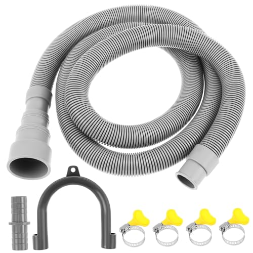 LABRIMP 1Satz Waschmaschinen Ablaufschlauch Verlängerung Flexibles Schlauchset mit Adaptern und Klemmen für Kompatibilität Effiziente Entwässerung und Einfache Installation LABRIMP 1Satz Waschmaschinen Ablaufschlauch Verlängerung Flexibles Schlauchset mit Adaptern und Klemmen für Kompatibilität Effiziente Entwässerung und Einfache Installation von LABRIMP