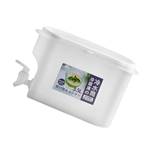 LABRIMP 1Stück Kühlschrank Kaltwasserflasche mit Getränkespender für Wasser Früchtetee und Dufttee aus Robustem Material für Zuhause und LABRIMP 1Stück Kühlschrank Kaltwasserflasche mit Getränkespender für Wasser Früchtetee und Dufttee aus Robustem Material für Zuhause und von LABRIMP