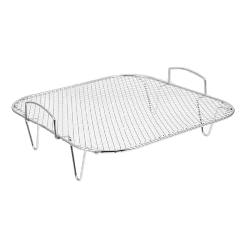 LABRIMP 1Stück Luftfritteusen Zubehör Set aus Stapelbares Grillgestell und Dampfgarer für Heißluftfritteuse Platzsparend Langlebig Vielseitige Kochmethoden Gleichmäßige LABRIMP 1Stück Luftfritteusen Zubehör Set aus Stapelbares Grillgestell und Dampfgarer für Heißluftfritteuse Platzsparend Langlebig Vielseitige Kochmethoden Gleichmäßige von LABRIMP