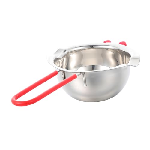 LABRIMP 1Stück Schmelztopf für Butter und Hitzebeständiger für DIY Backen und Fondue Wasserbasiertes Leicht und Platzsparend von LABRIMP