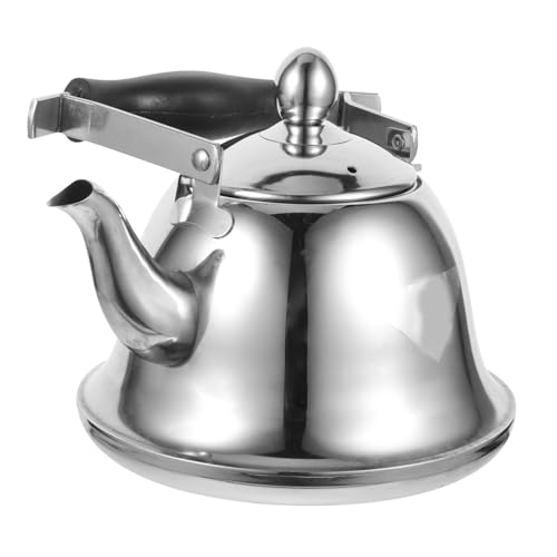 LABRIMP 1Stück Teekessel mit Teesieb Langlebiger und Sicherer Wasserkocher für Teesorten Hygienischer Wasserbehälter mit Schmalem Ausguss und Deckel für Küche von LABRIMP