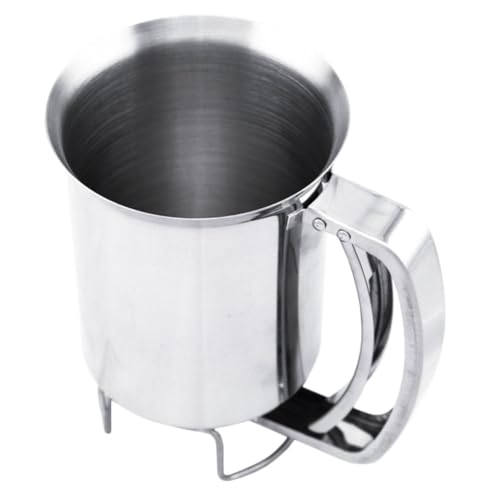 LABRIMP 1stk Maruko-trichter Crêpe-waffeltrichter Teigtrichter Küchenwerkzeug Akku-mixer Pfannkuchenmischer Teigausgabe-backwerkzeug Muffin-teigspender Mischspender Rostfreier Stahl Silver von LABRIMP