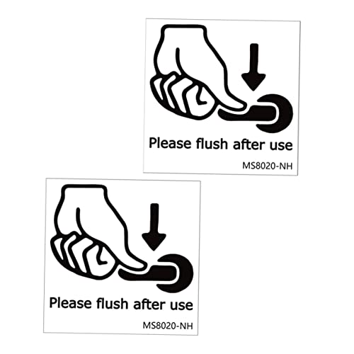 LABRIMP 2 Blätter Warnschild Wandsticker für Wohnzimmer und Toilettendeckel Selbstklebende Wanddeko für Badezimmer Material Anzubringen Entfernen LABRIMP 2 Blätter Warnschild Wandsticker für Wohnzimmer und Toilettendeckel Selbstklebende Wanddeko für Badezimmer Material Anzubringen Entfernen von LABRIMP