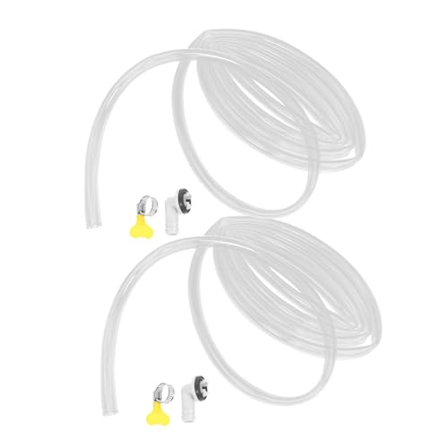 LABRIMP 2 Sätze Abflussrohr Der Klimaanlage Wechselstromanschluss Wechselstrom-ablaufschlauchadapter Ac-ablaufschlauch-set Lecksicherer Abflussschlauch Fenster-ac-ablaufset Pvc Transparent von LABRIMP